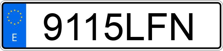 Numer rejestracyjny 9115LFN posiada VOLKSWAGEN T-ROC