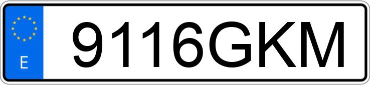 Numer rejestracyjny 9116GKM posiada TOYOTA AURIS