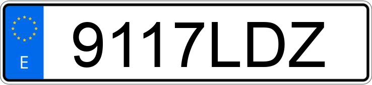 Numer rejestracyjny 9117LDZ posiada PEUGEOT 208