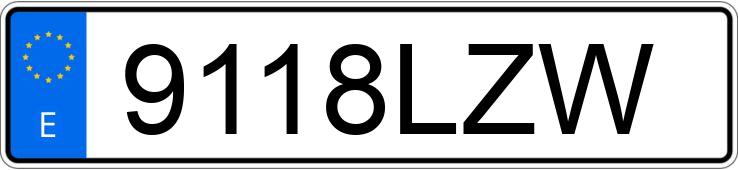 Numer rejestracyjny 9118LZW posiada PEUGEOT 208 Numer rejestracyjny 9118LZW posiada PEUGEOT 208