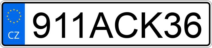 Numer rejestracyjny 911ACK36 posiada PORSCHE 911 Numer rejestracyjny 911ACK36 posiada PORSCHE 911