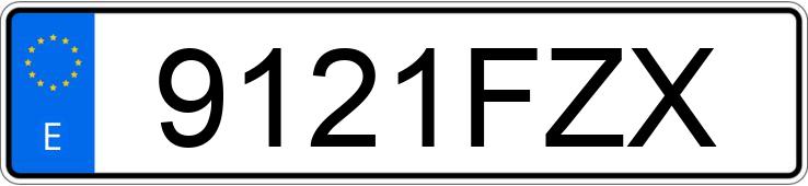Numer rejestracyjny 9121FZX posiada SEAT LEON