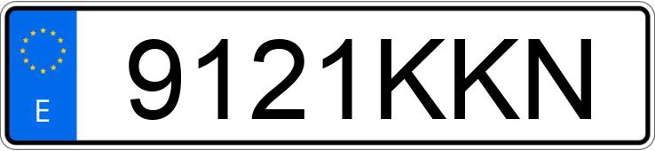 Numer rejestracyjny 9121KKN posiada MERCEDES E (213)