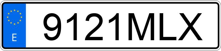 Numer rejestracyjny 9121MLX posiada OPEL CORSA