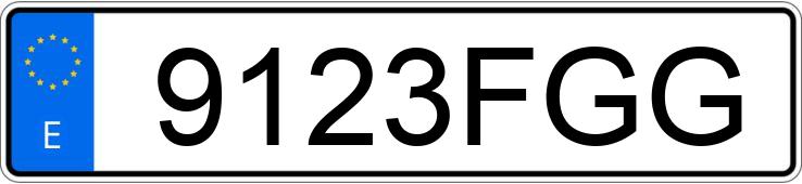 Numer rejestracyjny 9123FGG posiada SUZUKI SWIFT