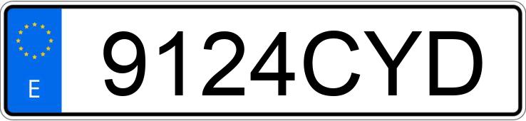 Numer rejestracyjny 9124CYD posiada MERCEDES E (211)