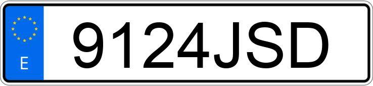 Numer rejestracyjny 9124JSD posiada RENAULT KANGOO