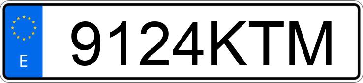 Numer rejestracyjny 9124KTM posiada MAN TOURING Numer rejestracyjny 9124KTM posiada MAN TOURING