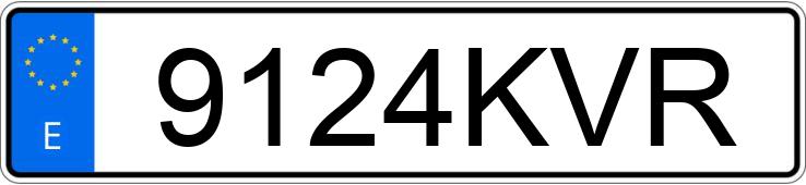 Numer rejestracyjny 9124KVR posiada KIA STONIC