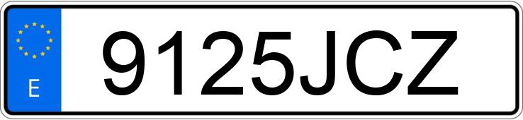 Numer rejestracyjny 9125JCZ posiada SKODA OCTAVIA