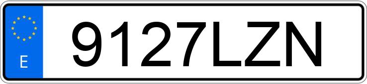 Numer rejestracyjny 9127LZN posiada CITROEN C4