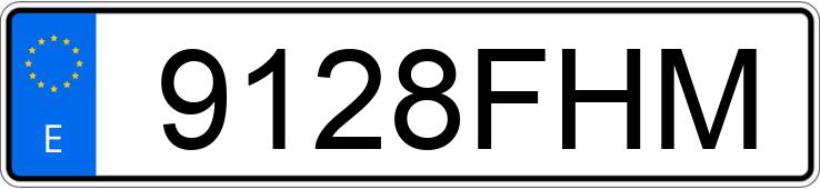 Numer rejestracyjny 9128FHM posiada SEAT IBIZA