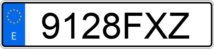 Numer rejestracyjny 9128FXZ posiada MERCEDES C (204)