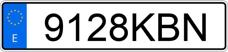 Numer rejestracyjny 9128KBN posiada VOLKSWAGEN TOURAN