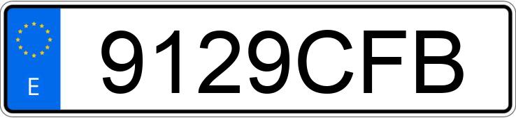 Numer rejestracyjny 9129CFB posiada BMW SERIE 3