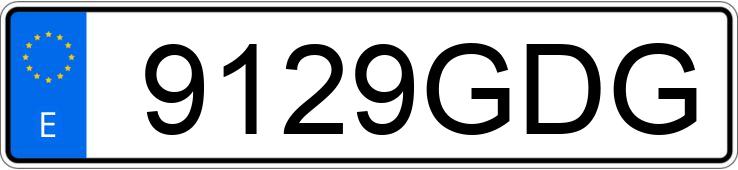 Numer rejestracyjny 9129GDG posiada PEUGEOT 308