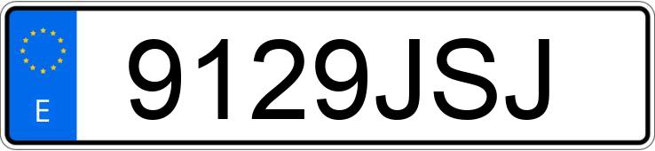 Numer rejestracyjny 9129JSJ posiada AUDI A4