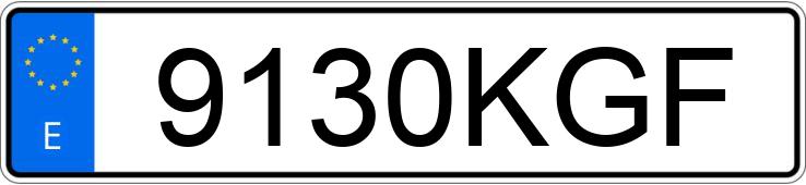 Numer rejestracyjny 9130KGF posiada MERCEDES A (176)