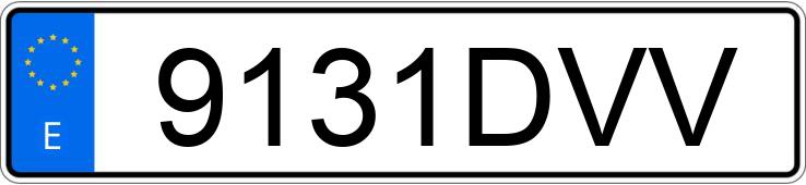 Numer rejestracyjny 9131DVV posiada SEAT LEON