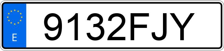 Numer rejestracyjny 9132FJY posiada CHRYSLER VOYAGER Numer rejestracyjny 9132FJY posiada CHRYSLER VOYAGER