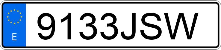 Numer rejestracyjny 9133JSW posiada FORD FOCUS