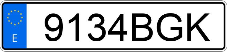 Numer rejestracyjny 9134BGK posiada SEAT CORDOBA