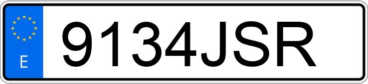 Numer rejestracyjny 9134JSR posiada KAWASAKI J
