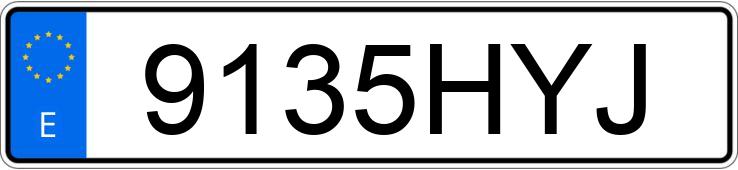 Numer rejestracyjny 9135HYJ posiada PEUGEOT 308