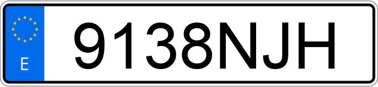 Numer rejestracyjny 9138NJH posiada NISSAN QASHQAI