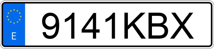 Numer rejestracyjny 9141KBX posiada AUDI A1