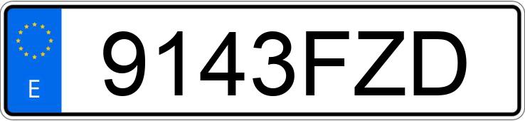 Numer rejestracyjny 9143FZD posiada BMW SERIE 1