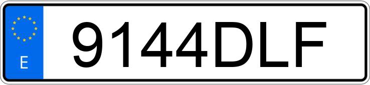 Numer rejestracyjny 9144DLF posiada MAN N