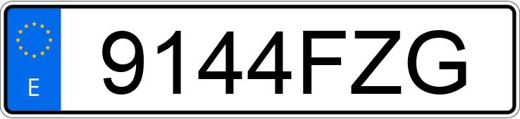 Numer rejestracyjny 9144FZG posiada RENAULT SCENIC Numer rejestracyjny 9144FZG posiada RENAULT SCENIC