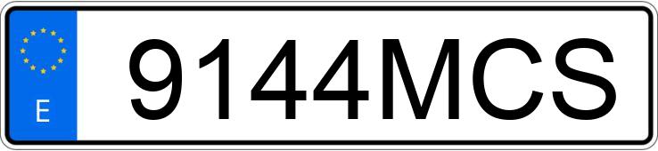 Numer rejestracyjny 9144MCS posiada MERCEDES CLA (117)