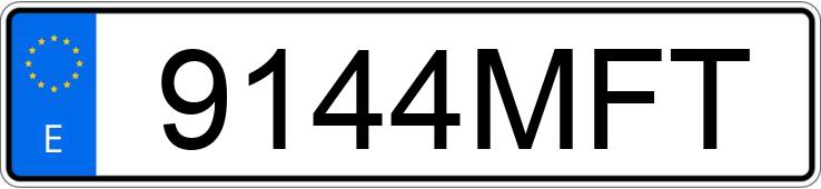 Numer rejestracyjny 9144MFT posiada AUDI Q5 SPORTBACK