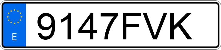 Numer rejestracyjny 9147FVK posiada OPEL CORSA