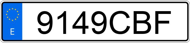 Numer rejestracyjny 9149CBF posiada BMW SERIE 3 Numer rejestracyjny 9149CBF posiada BMW SERIE 3