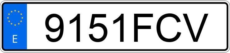 Numer rejestracyjny 9151FCV posiada FORD FOCUS
