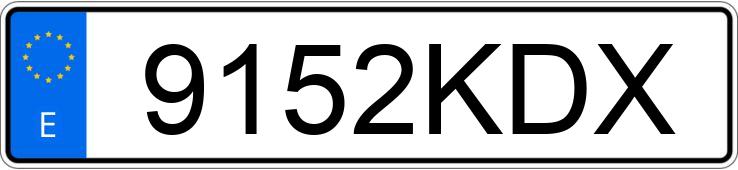 Numer rejestracyjny 9152KDX posiada OPEL ASTRA