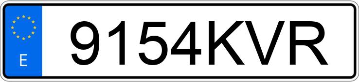 Numer rejestracyjny 9154KVR posiada AUDI Q2