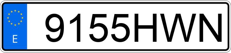 Numer rejestracyjny 9155HWN posiada KIA CEED