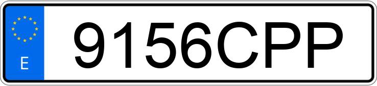 Numer rejestracyjny 9156CPP posiada BMW SERIE 3