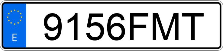 Numer rejestracyjny 9156FMT posiada PEUGEOT 407