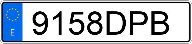 Numer rejestracyjny 9158DPB posiada MERCEDES E (211)