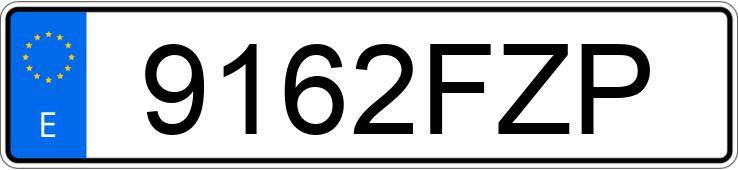 Numer rejestracyjny 9162FZP posiada FORD FOCUS