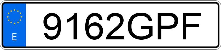 Numer rejestracyjny 9162GPF posiada HONDA S-WING 125