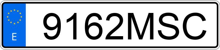 Numer rejestracyjny 9162MSC posiada OPEL CORSA