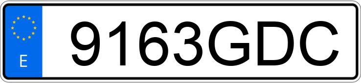 Numer rejestracyjny 9163GDC posiada RENAULT MEGANE