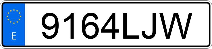 Numer rejestracyjny 9164LJW posiada YAMAHA X-MAX