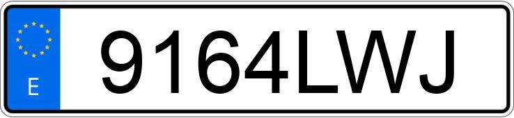 Numer rejestracyjny 9164LWJ posiada FORD MUSTANG MACH-E